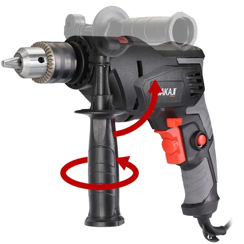 Trapano Elettrico a Percussione 900W Velocita Regolabile 3000rpm Mandrino 13mm