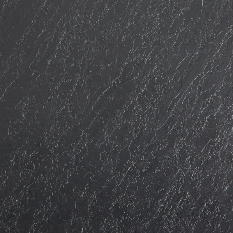 Piatto doccia con scarico nero SMC 80 x 120 x 3 cm effetto pietra naturale minimalista