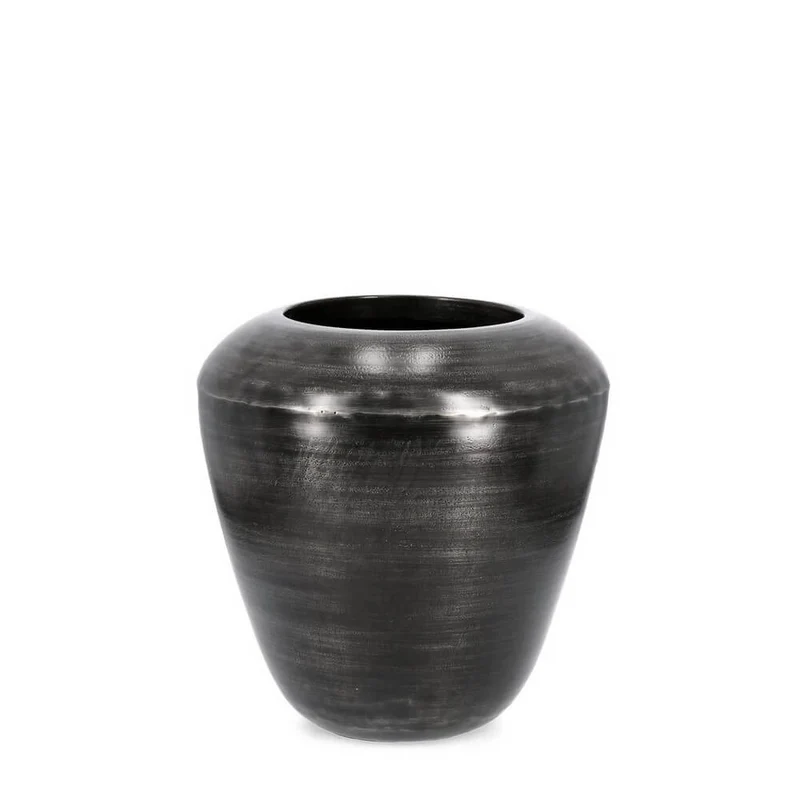 Porta Vaso in Alluminio Artigianale Stile Etnico Dorato - MISTRAL