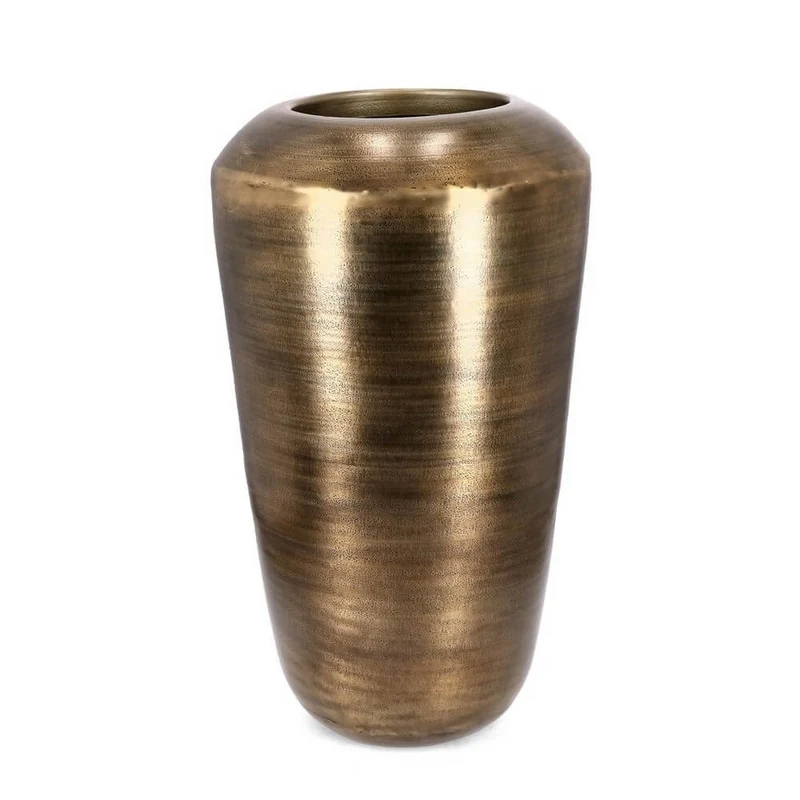 Porta Vaso Alto in Alluminio Lavorato Artigianalmente - MISTRAL