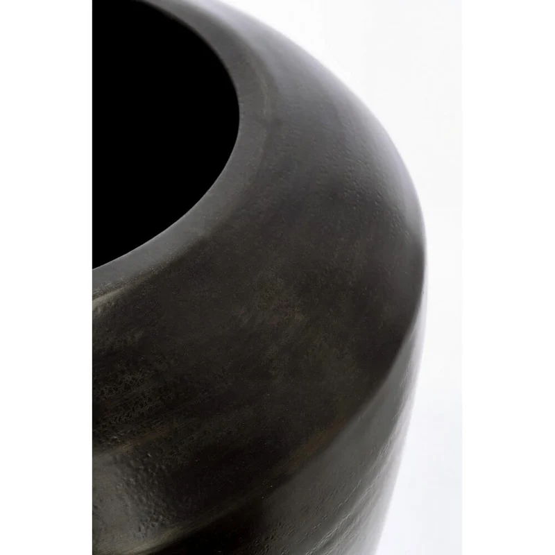 Porta Vaso Alto in Alluminio Lavorato Artigianalmente - MISTRAL