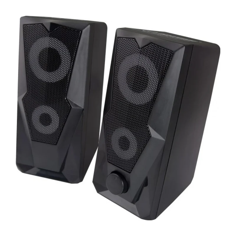 Altoparlanti Esperanza EGS103 2.0 LED neri 6W