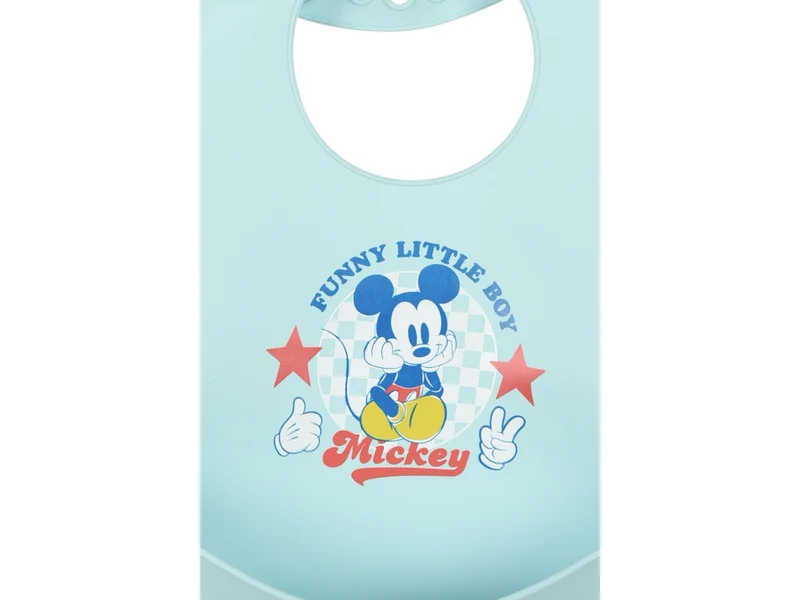 Mickey bavette 30x23cm silicone