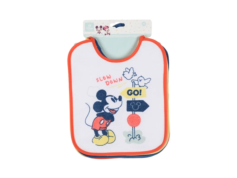 Mickey set 6 bavette 27x22,5cm
