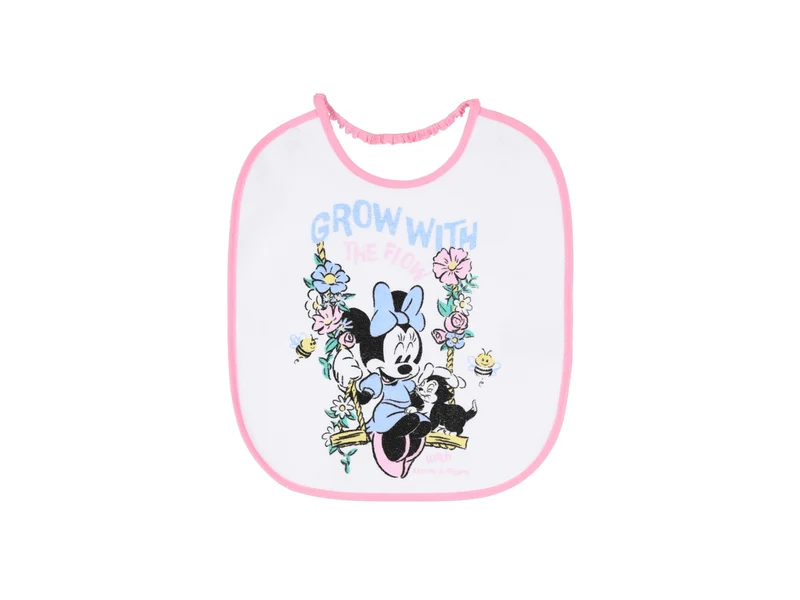 Minnie set 3pz bavaglino+nappe+sacca
