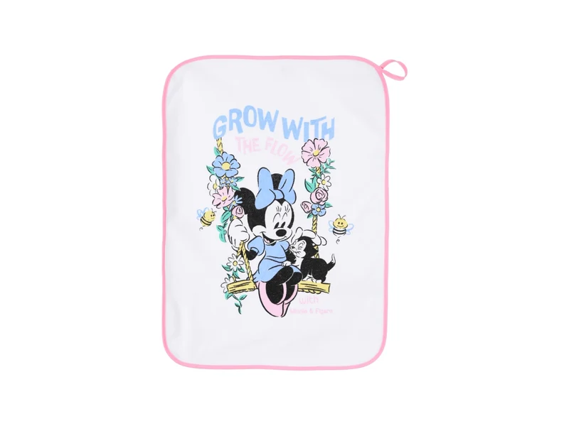 Minnie set 3pz bavaglino+nappe+sacca