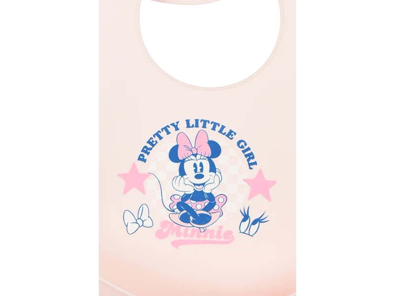 Minnie bavette 30x23cm silicone