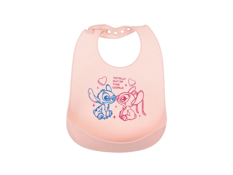 Lilo e stitch bavette 30x23cm silicone