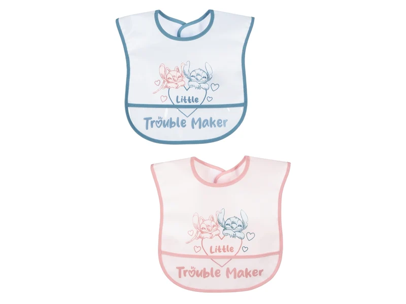 Lilo e stitch set 2 bavette 36x23,5cm