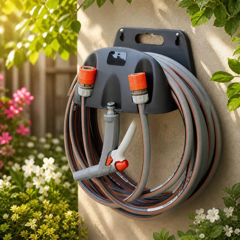 Wandhalterung für Gartenschlauch | Schlauchkrone
