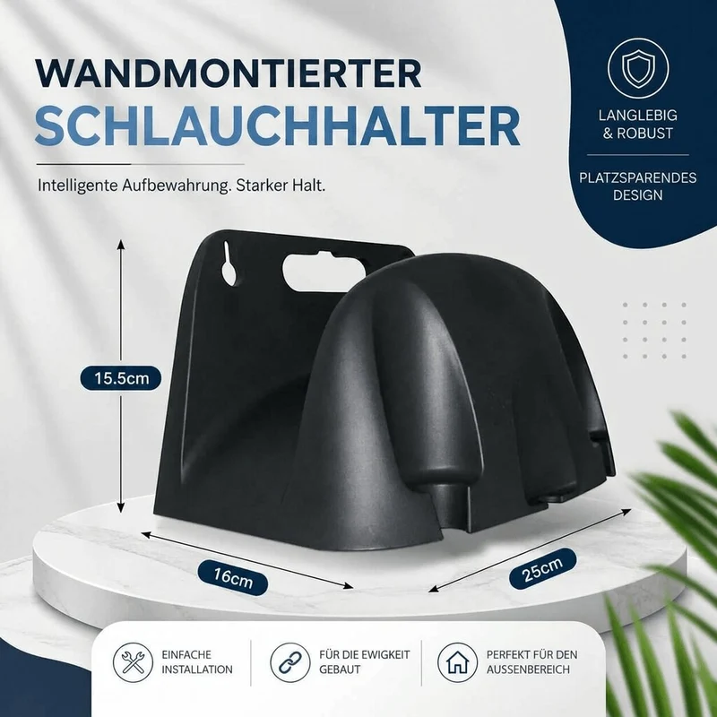 Wandhalterung für Gartenschlauch | Schlauchkrone