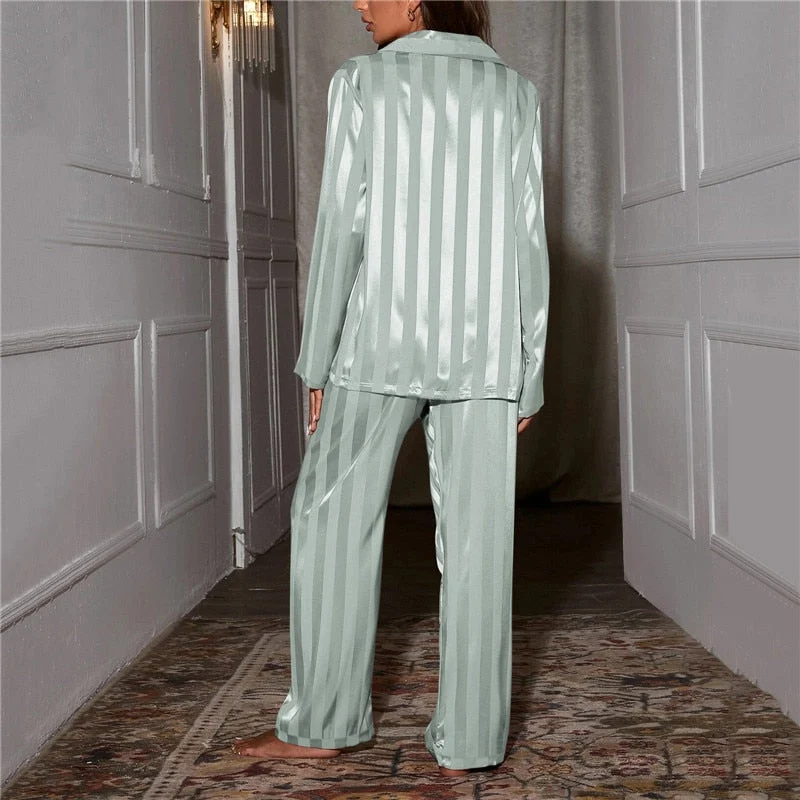 Satin Pyjama Set Damen | Seidenkuss