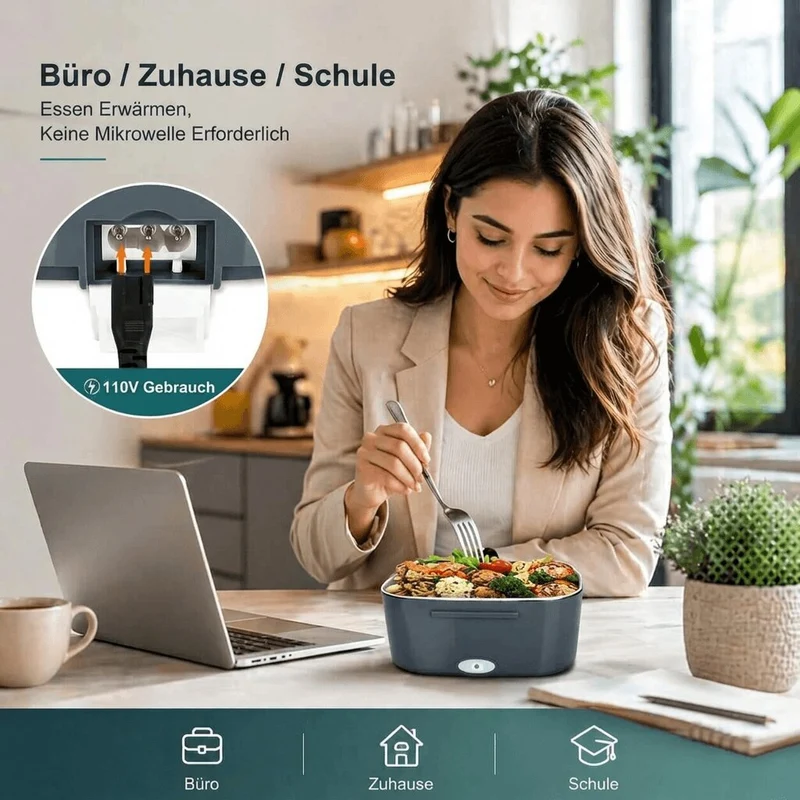 Elektrische Lunchbox mit Heizung | Mahlwärme
