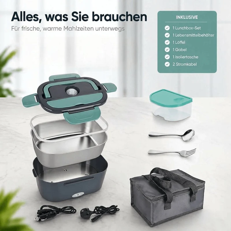Elektrische Lunchbox mit Heizung | Mahlwärme