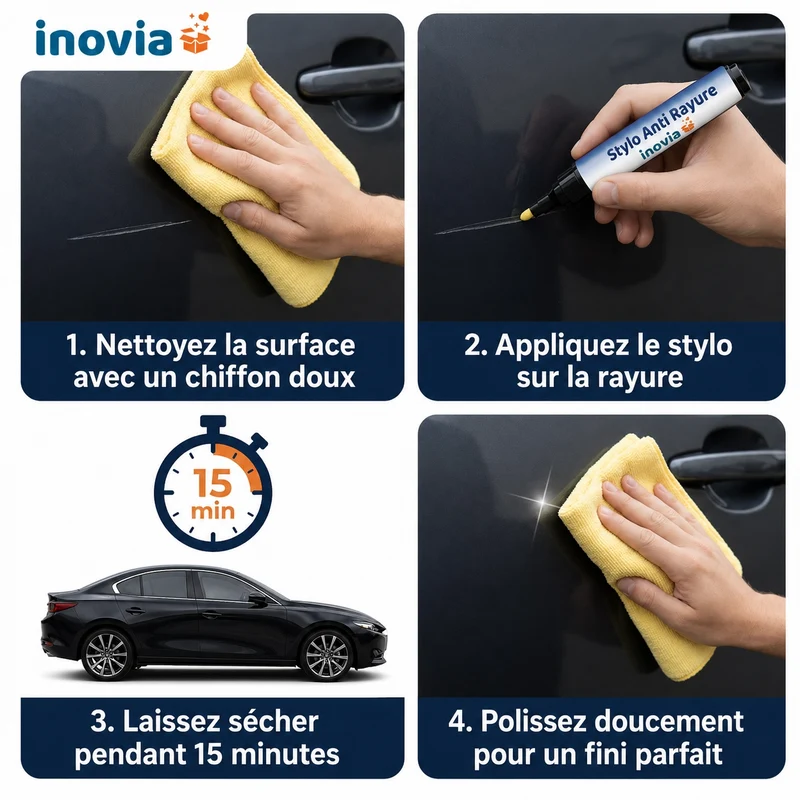 Autolak Krasverwijderaar – Compacte Reparatiestift voor Kleine Lakschade