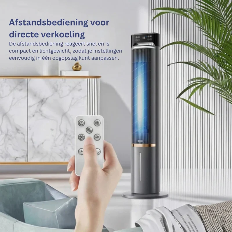 Draagbare Luchtkoeler – Waterkoeling met 3 Standen & Afstandsbediening