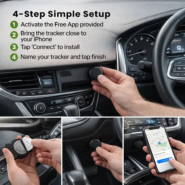 GPS Tracker voor Voertuigen – Realtime Locatie via App Zonder Abonnement