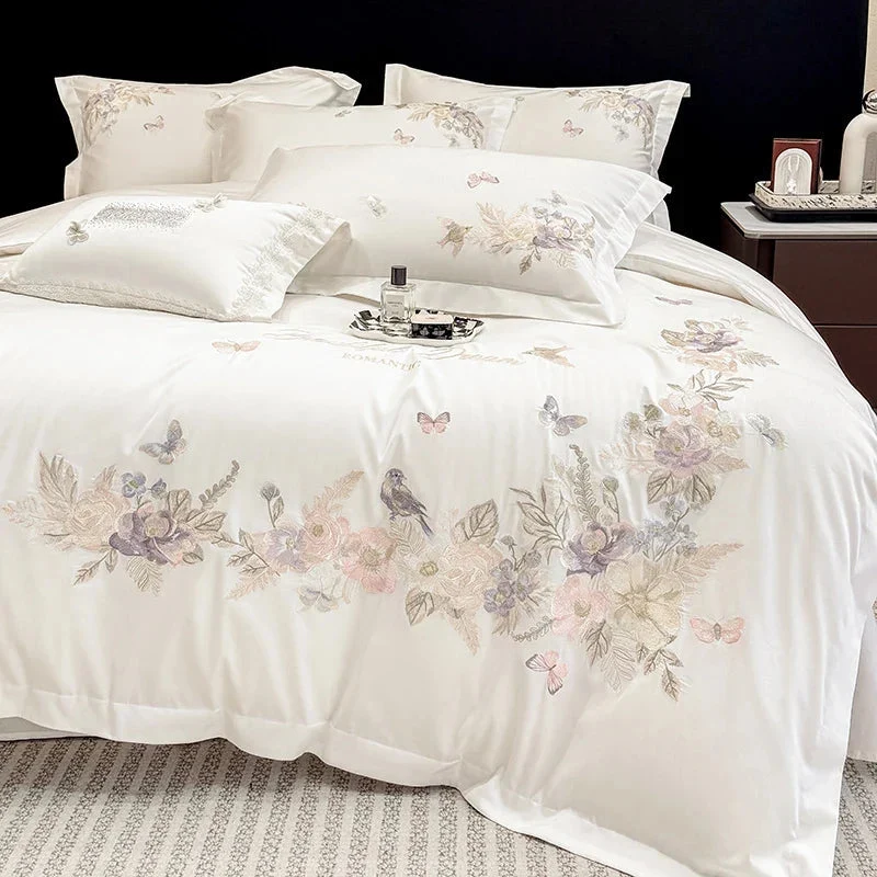 Egyptian Cotton beddengoedset 600 TC – geborduurd met lakenkeuze