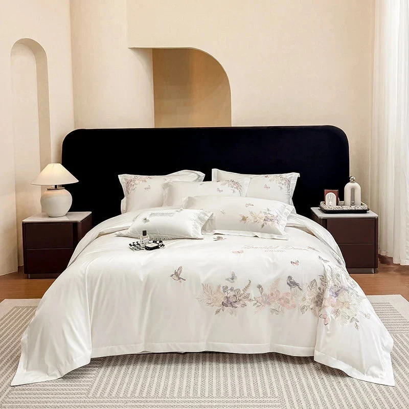 Egyptian Cotton beddengoedset 600 TC – geborduurd met lakenkeuze