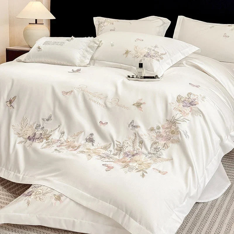 Egyptian Cotton beddengoedset 600 TC – geborduurd met lakenkeuze