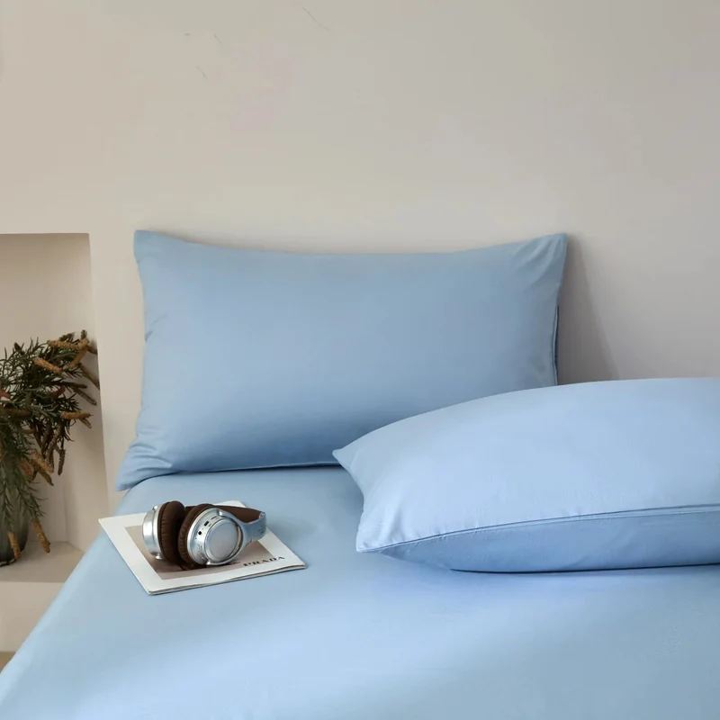 Egyptian Cotton dekbedovertrekset – Effen 3-delig beddengoed