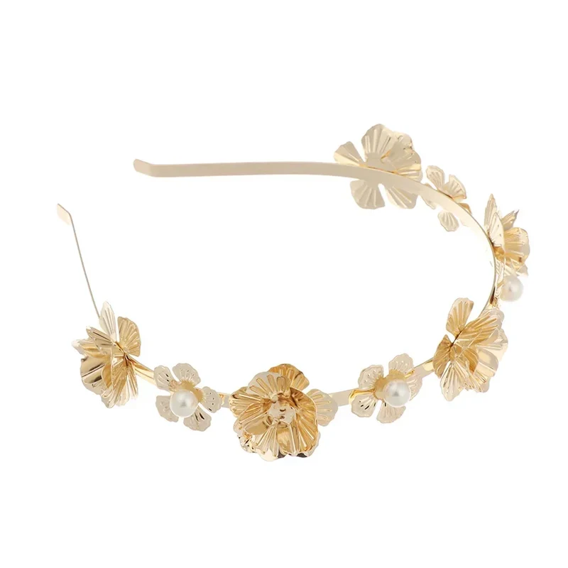 Gouden haarband bruiloft – Odyssee haarband carnaval hoofdtooi