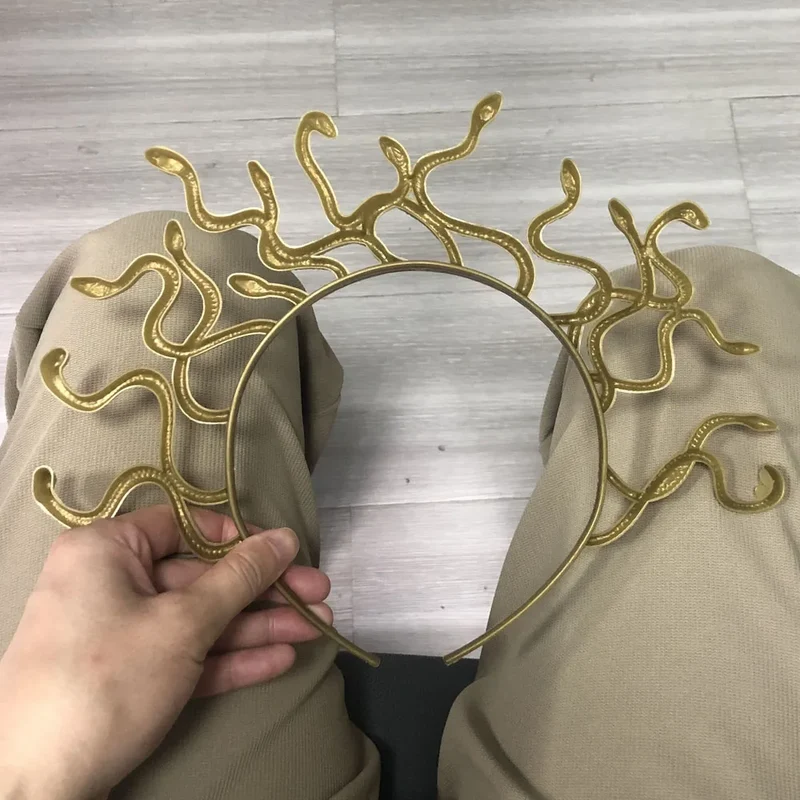 Medusa hoofdband slangen – Griekse mythologie carnaval hoofdtooi