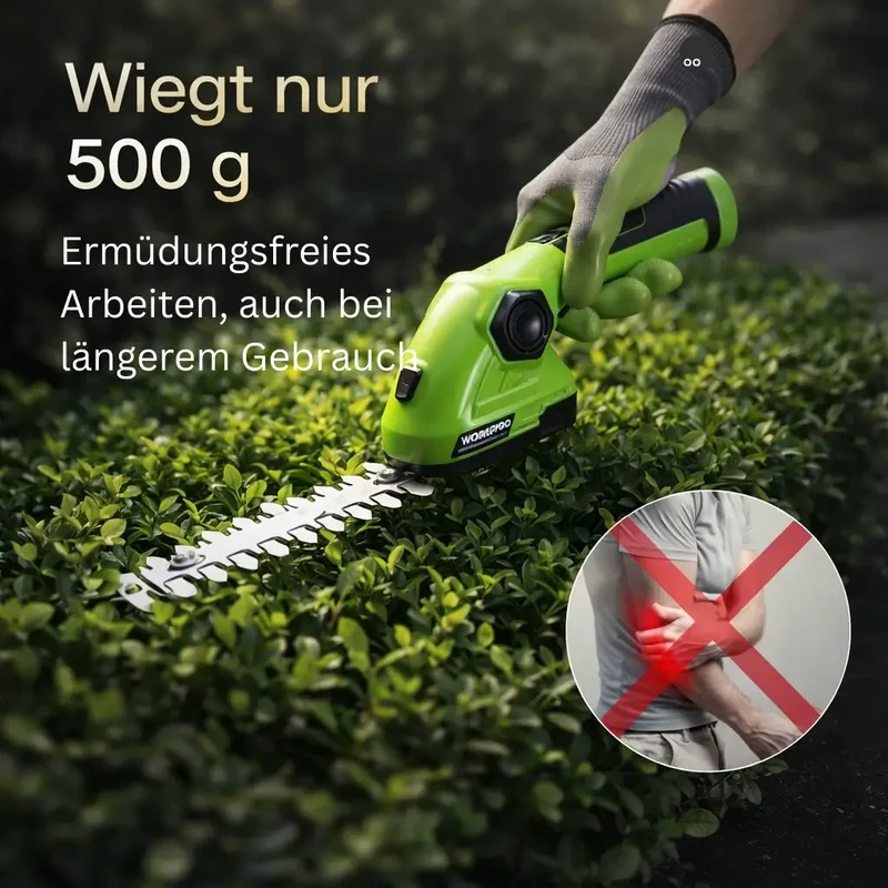 Heckenschere mit Akku | GrünKlinge