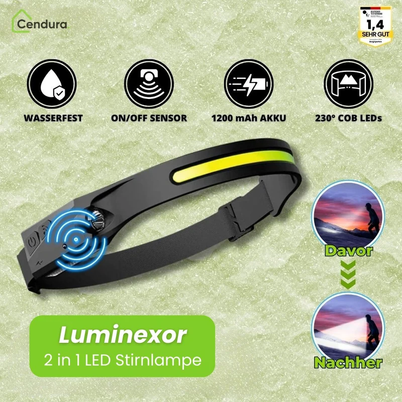 LED Stirnlampe | Luminexor