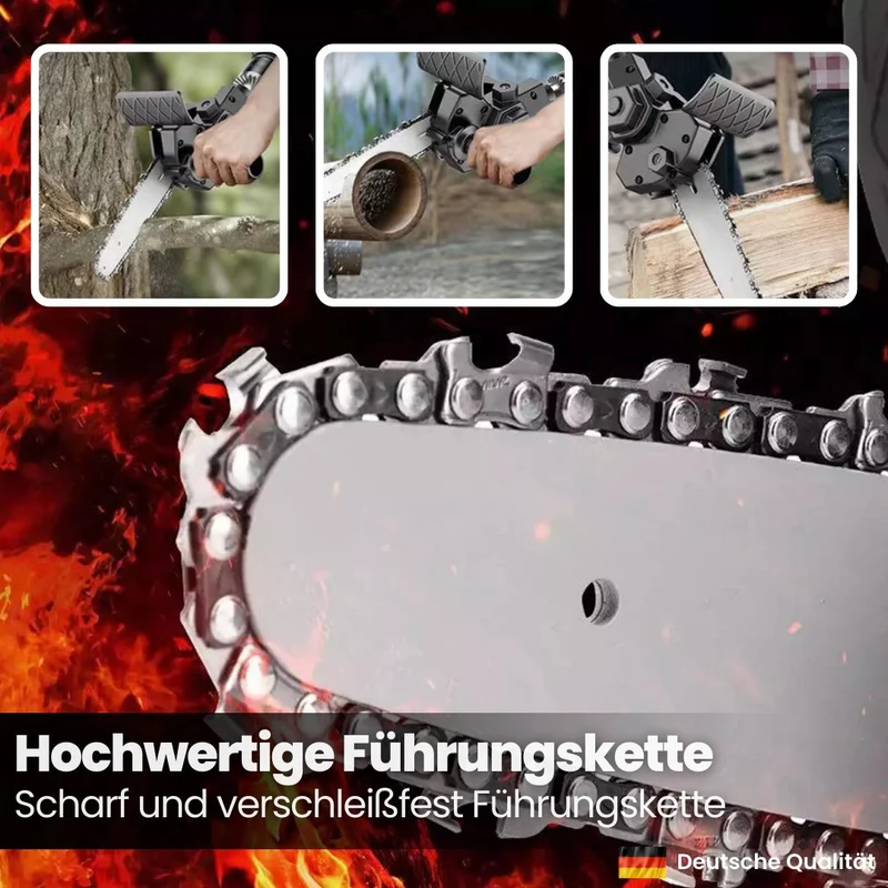 Kettensägenaufsatz für Bohrmaschine | Sägorix