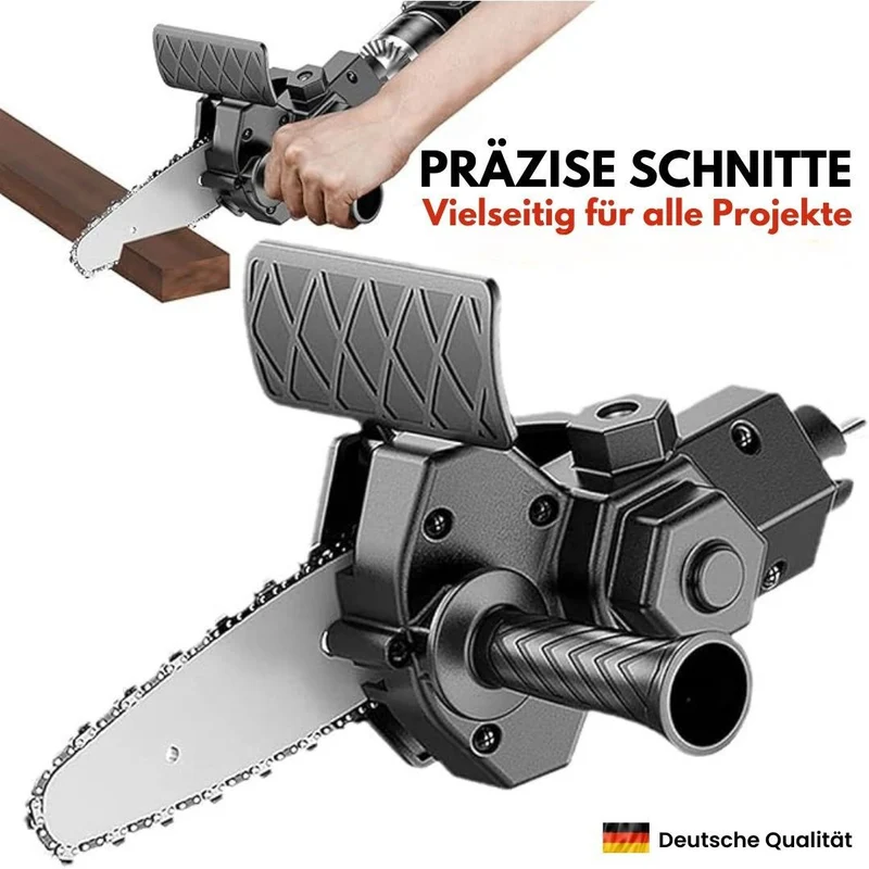 Kettensägenaufsatz für Bohrmaschine | Sägorix