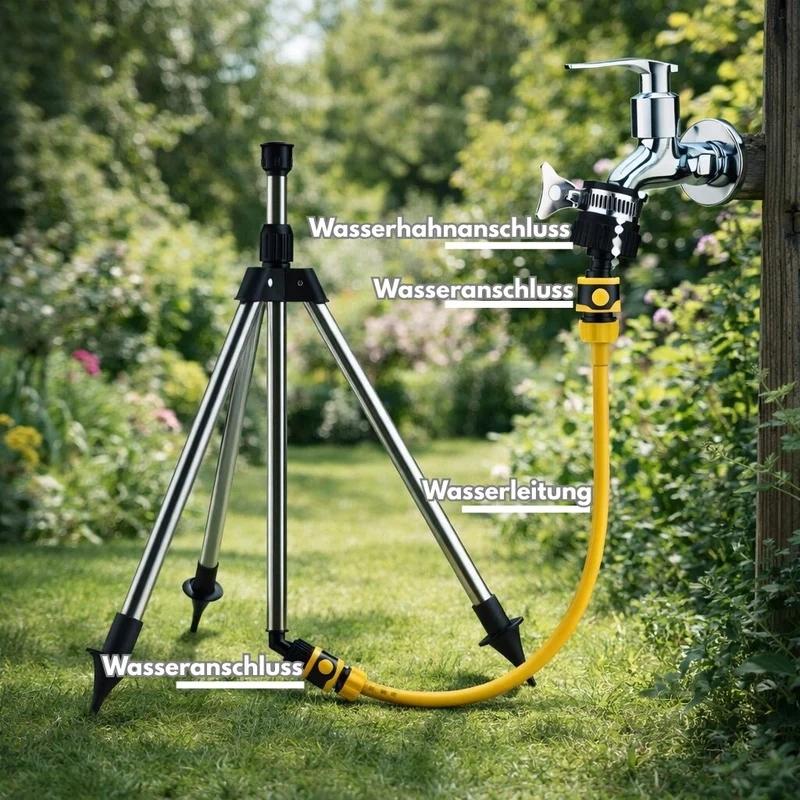 Rasensprenger mit Stativ | AquaVento