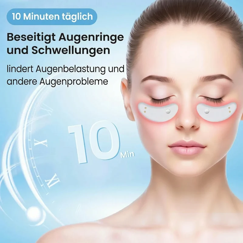 Gerät gegen Augenringe & Tränensäcke durch Rotlichttherapie | Augenia