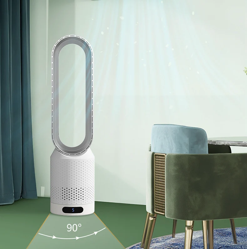 Bladloze Ventilator – 3-in-1 luchtreiniger met HEPA H13 filter en oscillatie