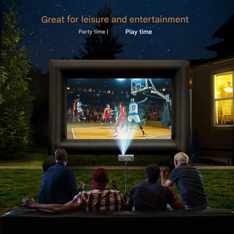 Mini LED Projector – HDMI, USB & Draagbaar voor Films en Presentaties