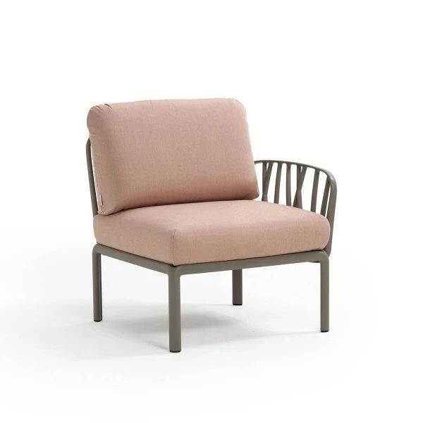 Komodo Nardi elemento terminale dx/sx tortora rosa