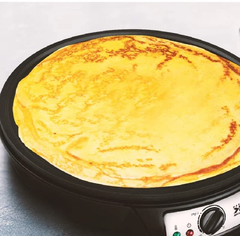 Piastra Crepiera Elettrica 30cm 1200W Antiaderente Pancake casa fai da te