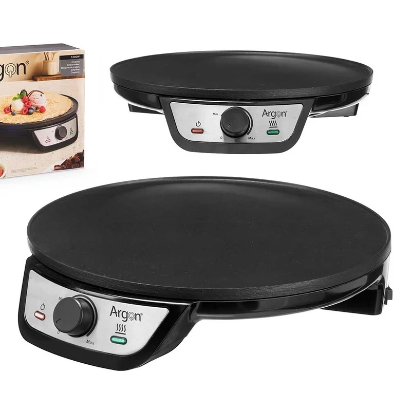 Piastra Crepiera Elettrica 30cm 1200W Antiaderente Pancake casa fai da te