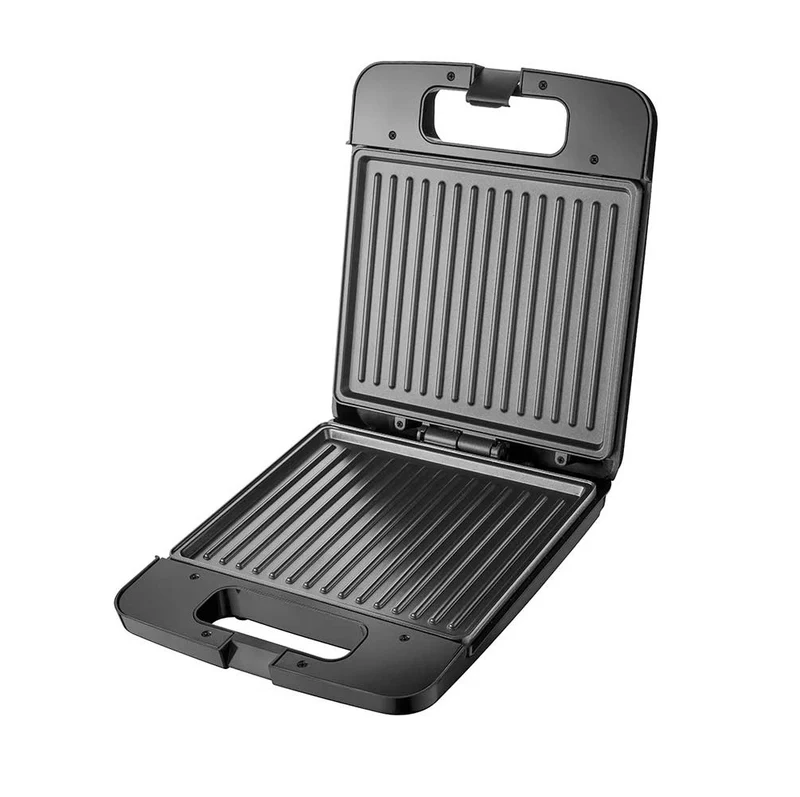 Piastra Elettrica Bistecchiera 1400W Antiaderente Tostapane Grill Panin Sandwich