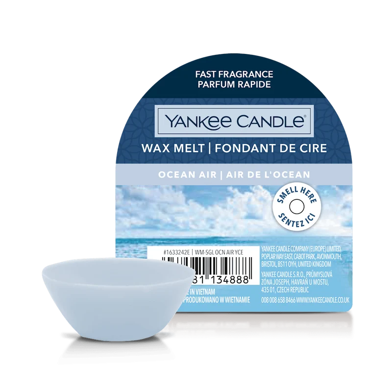 Cera da Fondere Profumata Ocean Air 22g Blu Yankee Candle