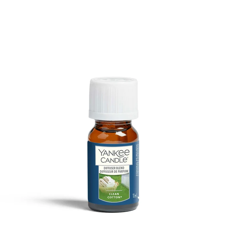 Ricarica Olio Aromatico Clean Cotton Bianca Yankee Candle