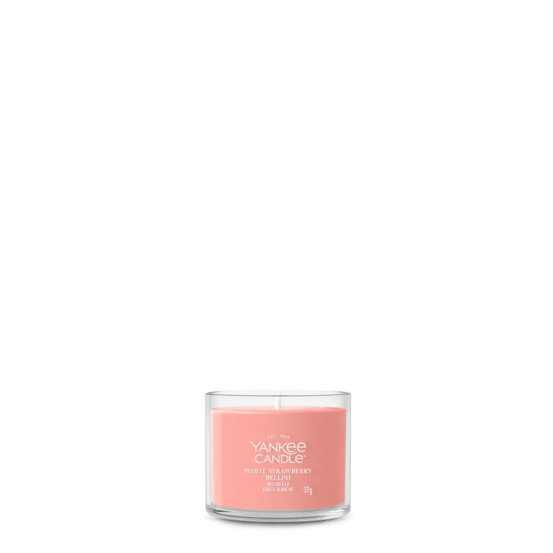 Candela White Strawberry Bellini 37g Rosa Yankee Candle