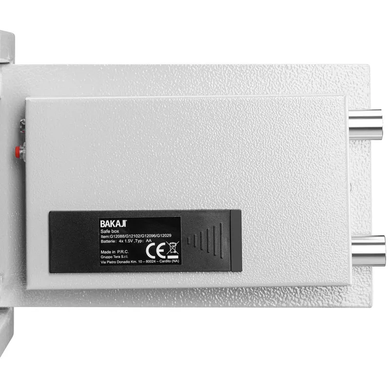 Cassaforte Digitale a Muro Cassetta Sicurezza Elettronica 31x20x20cm Casa Hotel