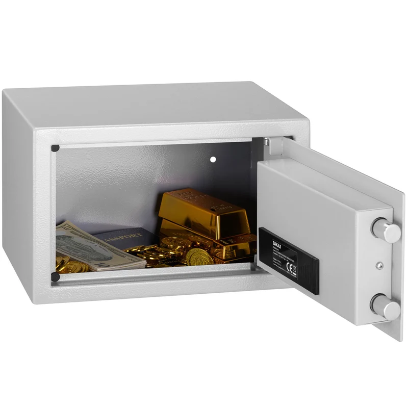 Cassaforte Digitale a Muro Cassetta Sicurezza Elettronica 31x20x20cm Casa Hotel