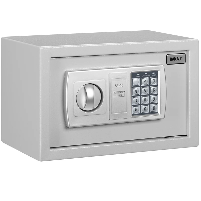 Cassaforte Digitale a Muro Cassetta Sicurezza Elettronica 31x20x20cm Casa Hotel