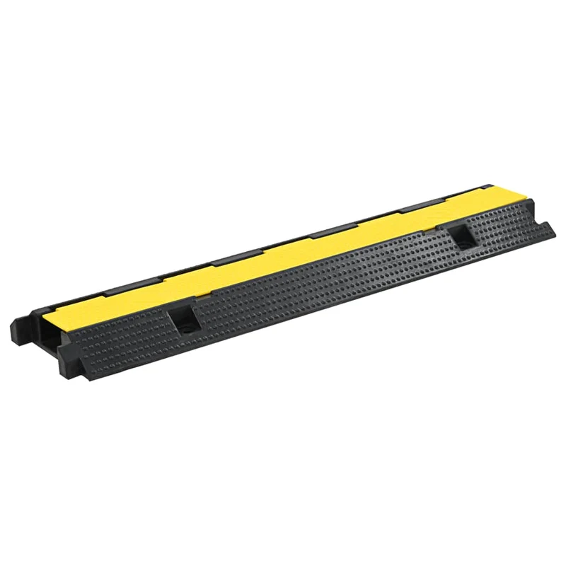 Set 2 Dossi Passacavi Fili in Sicurezza Modulare con 1 Canale in Gomma 100 cm