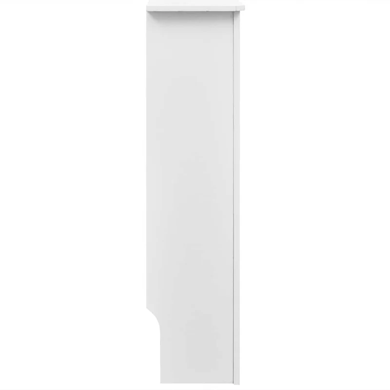 Armadietto Copritermosifone in MDF Bianco 112 cm Design Moderno
