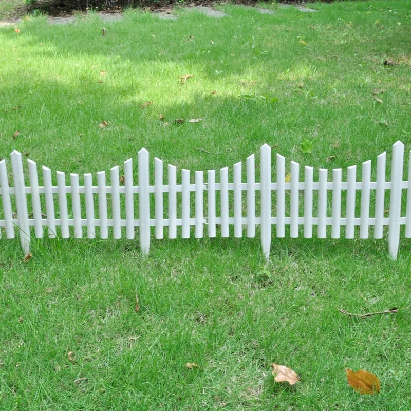 Recinto per Prato Divisorio Bianco 17 pezzi 1000x32,5cm Decorativo per Prato