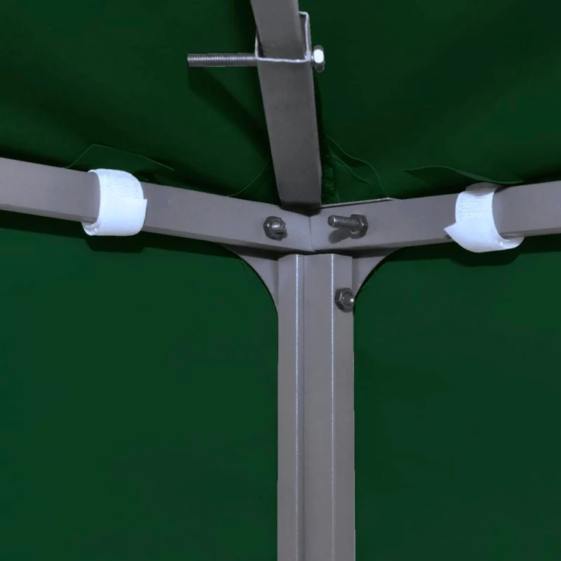 Telo di Ricambio per Gazebo 310g/m² 3x3m Resistente All'acqua Poliestere Verde