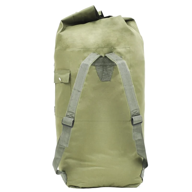 Borsone da Viaggio Militare 85 L Verde Oliva con Spallacci Resistenti